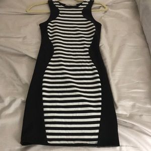 Black and White Stripe Dress